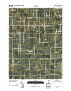 Prairie Center Illinois Historical topographic map, 1:24000 scale, 7.5 X 7.5 Minute, Year 2012