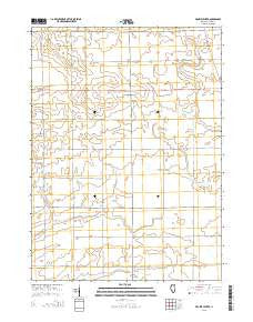 Prairie Center Illinois Current topographic map, 1:24000 scale, 7.5 X 7.5 Minute, Year 2015