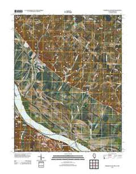 Prairie du Rocher Illinois Historical topographic map, 1:24000 scale, 7.5 X 7.5 Minute, Year 2012