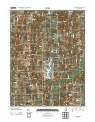 Prairietown Illinois Historical topographic map, 1:24000 scale, 7.5 X 7.5 Minute, Year 2012