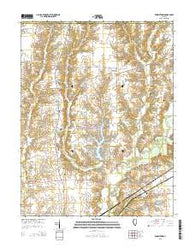 Prairietown Illinois Current topographic map, 1:24000 scale, 7.5 X 7.5 Minute, Year 2015