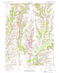 Prairietown Illinois Historical topographic map, 1:24000 scale, 7.5 X 7.5 Minute, Year 1954