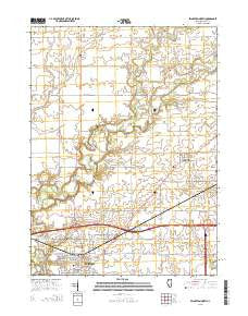 Princeton North Illinois Current topographic map, 1:24000 scale, 7.5 X 7.5 Minute, Year 2015