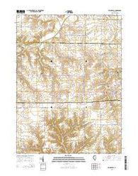 Princeville Illinois Current topographic map, 1:24000 scale, 7.5 X 7.5 Minute, Year 2015