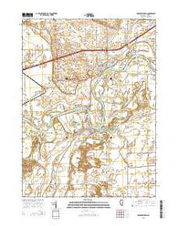 Prophetstown Illinois Current topographic map, 1:24000 scale, 7.5 X 7.5 Minute, Year 2015