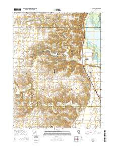 Putnam Illinois Current topographic map, 1:24000 scale, 7.5 X 7.5 Minute, Year 2015