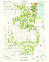 Putnam Illinois Historical topographic map, 1:24000 scale, 7.5 X 7.5 Minute, Year 1972