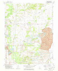 Pyatts Illinois Historical topographic map, 1:24000 scale, 7.5 X 7.5 Minute, Year 1974