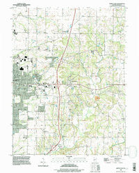 Quincy East Illinois Historical topographic map, 1:24000 scale, 7.5 X 7.5 Minute, Year 1995