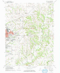 Quincy East Illinois Historical topographic map, 1:24000 scale, 7.5 X 7.5 Minute, Year 1971