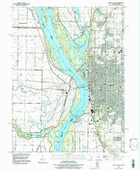 Quincy West Illinois Historical topographic map, 1:24000 scale, 7.5 X 7.5 Minute, Year 1996