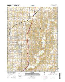 Quincy East Illinois Current topographic map, 1:24000 scale, 7.5 X 7.5 Minute, Year 2015