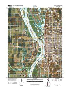 Quincy West Illinois Historical topographic map, 1:24000 scale, 7.5 X 7.5 Minute, Year 2012