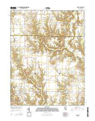 Ramsey Illinois Current topographic map, 1:24000 scale, 7.5 X 7.5 Minute, Year 2015