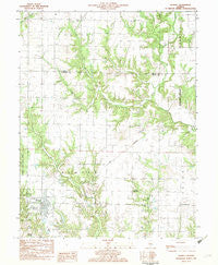 Ramsey Illinois Historical topographic map, 1:24000 scale, 7.5 X 7.5 Minute, Year 1982