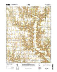 Ramsey Lake Illinois Current topographic map, 1:24000 scale, 7.5 X 7.5 Minute, Year 2015