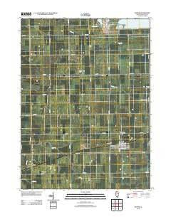Ransom Illinois Historical topographic map, 1:24000 scale, 7.5 X 7.5 Minute, Year 2012