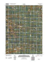 Raritan Illinois Historical topographic map, 1:24000 scale, 7.5 X 7.5 Minute, Year 2012
