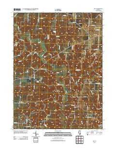 Ray Illinois Historical topographic map, 1:24000 scale, 7.5 X 7.5 Minute, Year 2012