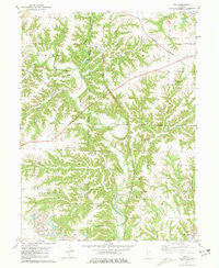 Ray Illinois Historical topographic map, 1:24000 scale, 7.5 X 7.5 Minute, Year 1981