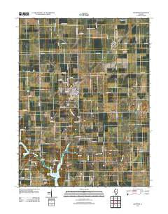 Raymond Illinois Historical topographic map, 1:24000 scale, 7.5 X 7.5 Minute, Year 2012