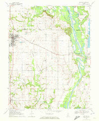 Red Bud Illinois Historical topographic map, 1:24000 scale, 7.5 X 7.5 Minute, Year 1970