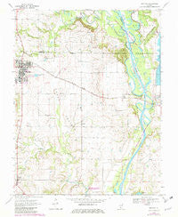 Red Bud Illinois Historical topographic map, 1:24000 scale, 7.5 X 7.5 Minute, Year 1970