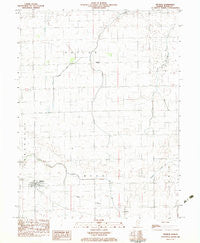 Redmon Illinois Historical topographic map, 1:24000 scale, 7.5 X 7.5 Minute, Year 1982