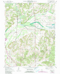 Reevesville Illinois Historical topographic map, 1:24000 scale, 7.5 X 7.5 Minute, Year 1962
