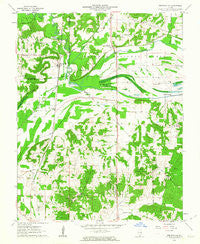 Reevesville Illinois Historical topographic map, 1:24000 scale, 7.5 X 7.5 Minute, Year 1962