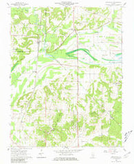 Reevesville Illinois Historical topographic map, 1:24000 scale, 7.5 X 7.5 Minute, Year 1962