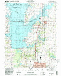 Rend Lake Dam Illinois Historical topographic map, 1:24000 scale, 7.5 X 7.5 Minute, Year 1998