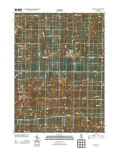 Reynolds Illinois Historical topographic map, 1:24000 scale, 7.5 X 7.5 Minute, Year 2012