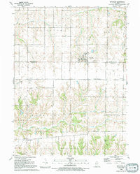 Reynolds Illinois Historical topographic map, 1:24000 scale, 7.5 X 7.5 Minute, Year 1991
