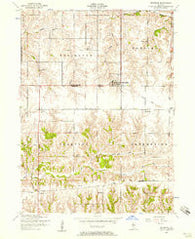 Reynolds Illinois Historical topographic map, 1:24000 scale, 7.5 X 7.5 Minute, Year 1953