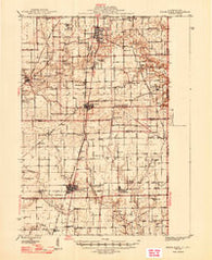 Ridge Farm Illinois Historical topographic map, 1:62500 scale, 15 X 15 Minute, Year 1947