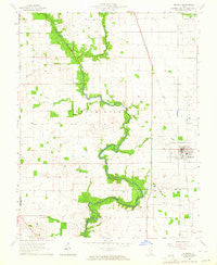 Ridgway Illinois Historical topographic map, 1:24000 scale, 7.5 X 7.5 Minute, Year 1963