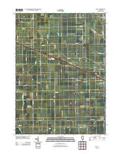 Riley Illinois Historical topographic map, 1:24000 scale, 7.5 X 7.5 Minute, Year 2012