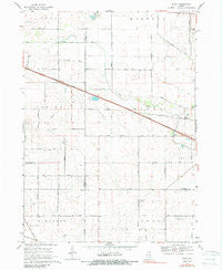 Riley Illinois Historical topographic map, 1:24000 scale, 7.5 X 7.5 Minute, Year 1968