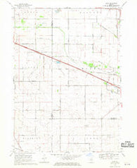 Riley Illinois Historical topographic map, 1:24000 scale, 7.5 X 7.5 Minute, Year 1968
