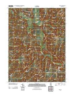 Ripley Illinois Historical topographic map, 1:24000 scale, 7.5 X 7.5 Minute, Year 2012