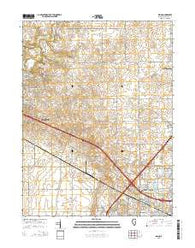 Rising Illinois Current topographic map, 1:24000 scale, 7.5 X 7.5 Minute, Year 2015