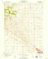 Rising Illinois Historical topographic map, 1:24000 scale, 7.5 X 7.5 Minute, Year 1957