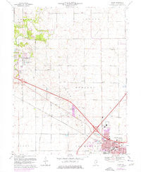 Rising Illinois Historical topographic map, 1:24000 scale, 7.5 X 7.5 Minute, Year 1970