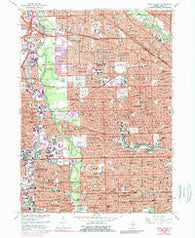 River Forest Illinois Historical topographic map, 1:24000 scale, 7.5 X 7.5 Minute, Year 1963