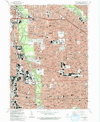 River Forest Illinois Historical topographic map, 1:24000 scale, 7.5 X 7.5 Minute, Year 1993
