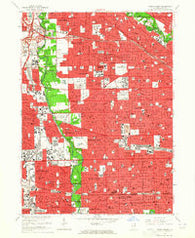 River Forest Illinois Historical topographic map, 1:24000 scale, 7.5 X 7.5 Minute, Year 1963