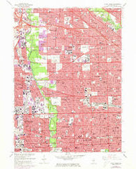 River Forest Illinois Historical topographic map, 1:24000 scale, 7.5 X 7.5 Minute, Year 1963