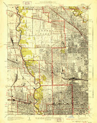 River Forest Illinois Historical topographic map, 1:24000 scale, 7.5 X 7.5 Minute, Year 1928