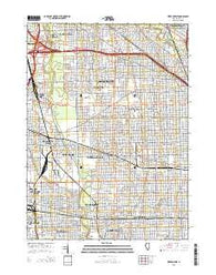 River Forest Illinois Current topographic map, 1:24000 scale, 7.5 X 7.5 Minute, Year 2015